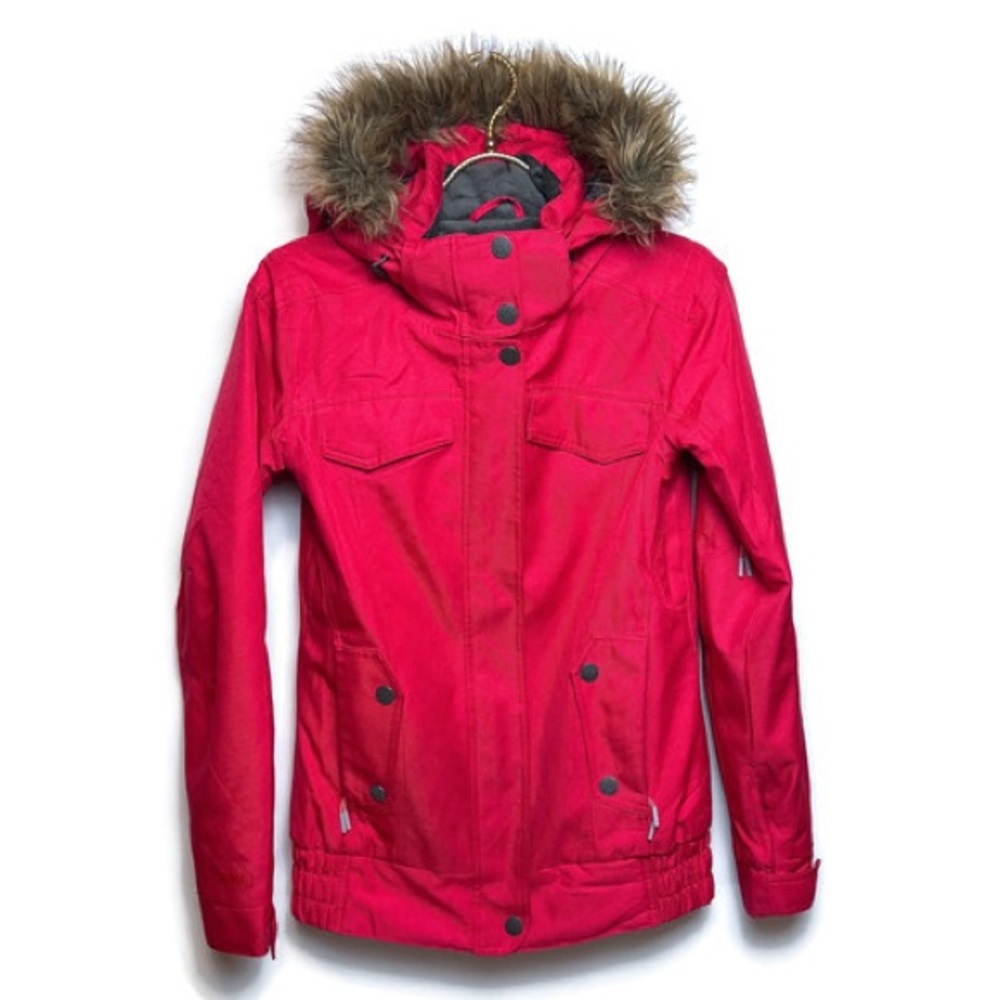 Firefly Snowboard Ski Winter Jacket Linda Rose RedWomen's Sz XS Aquabase…